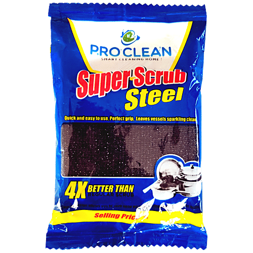 Pro Clean Super Scrub Steel - Easy To Use, 1 pc