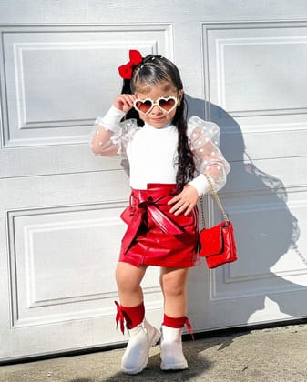 Girl’s Imported Co-Ord Set  [GCS-9816](1 -6Year)-1-2Y (Size - 18) / Imported