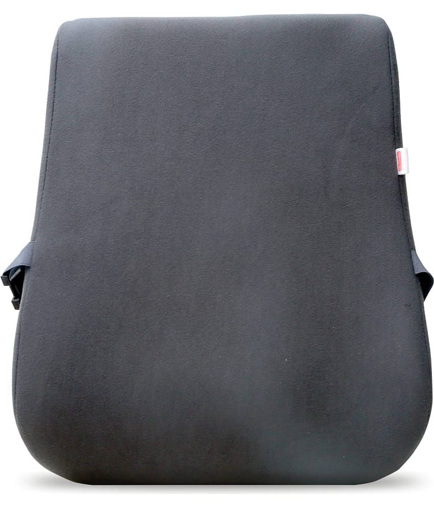 Dr.Ortho Backrest Full Size For Chair & Car Sofa Chair Back Support - Foam, Black