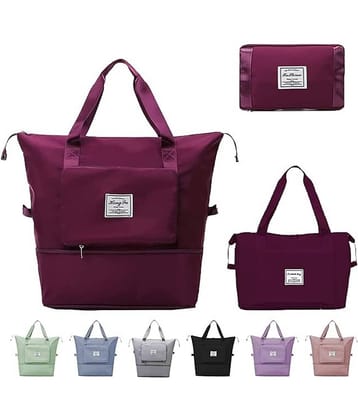 SUNESH CREATION Tote Bag Polyster Set of 1 ( Wine )