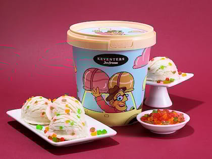Tutti Frutti Ice Cream [750 Ml Hand Scooped Family Pack]