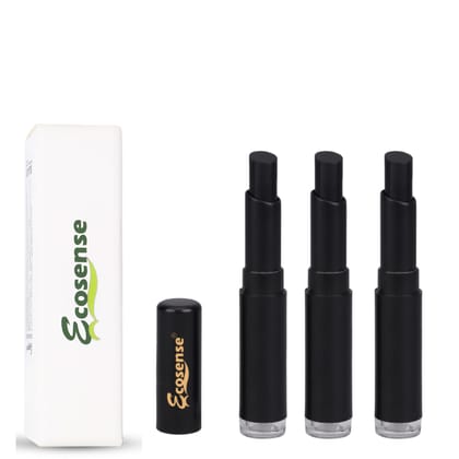 Ecosense Temporary Hair Roots and Side Locks Touch-up 3g Black Stick: Instant Hair Perfection/Hair Shadow Quick Cover Thinning Hair in Seconds, For Men & Women, Instantly Conceals Hairs (Pack of 3) Ecosense Temporary Hair Roots and Side Locks Touch-up 3g