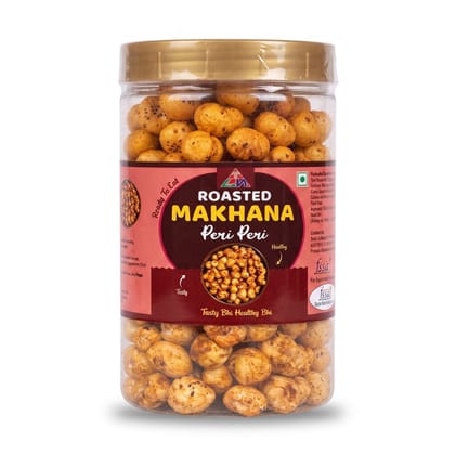 Roasted Makhana Peri Peri (80g Jar) | Crunchy & Flavorful Snack | Ready to Eat