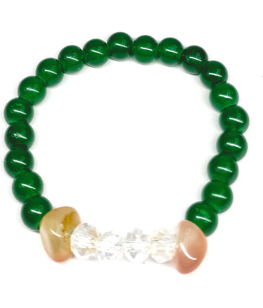 DAIVYA WELLNESS - Green Bracelet ( Pack of 1 )