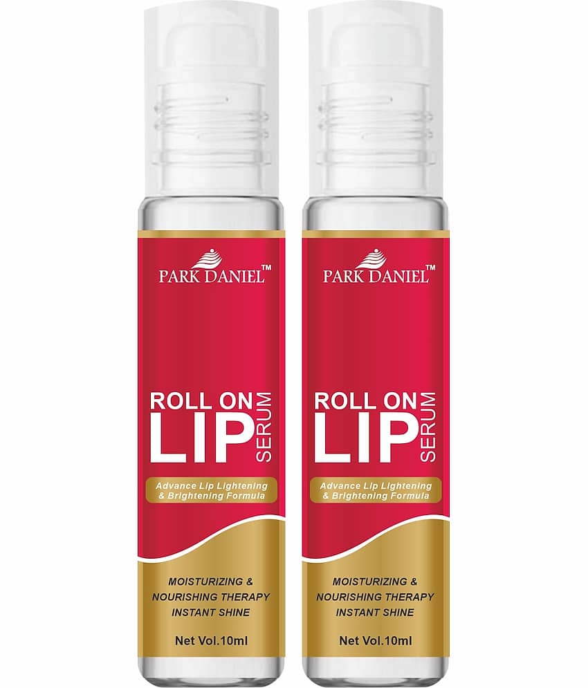 Park Daniel Roll On Lip Serum Nourishment Lip Gloss Stick Pink SPF 15 Pack of 2 20 mL