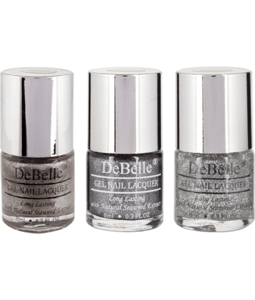 DeBelle Multi Glossy Nail Polish 24 ( Pack of 3 )