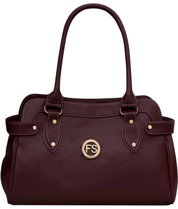 Fostelo Shoulder Bag Faux Leather Set of 1 ( Maroon )