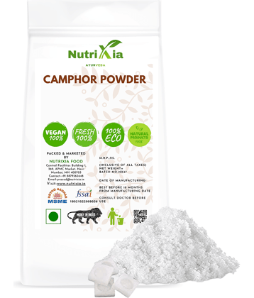 Nutrixia Food Camphor Powder - Kapoor - Kapur  Powder 50 gm