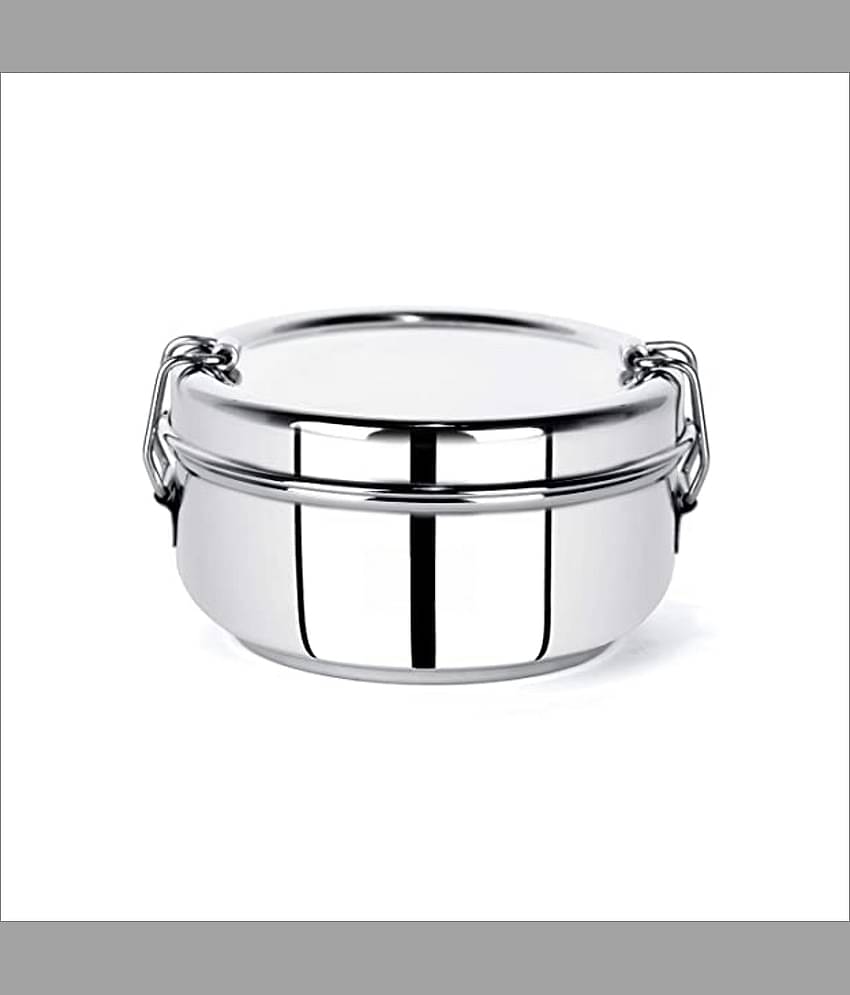 CrossPan Klassic Solo Tiffin Box Stainless Steel Lunch Box 1 - Container ( Pack of 1 )