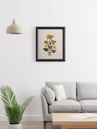 Yellow Floral Chamba Rumal