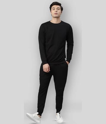 Rigo - Black Cotton Regular Fit Solid Men's Sports Tracksuit ( Pack of 1 )