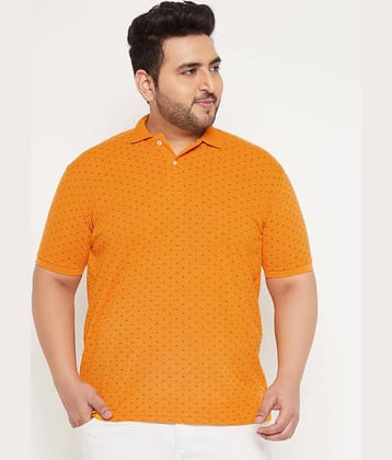 The Million Club Pack of 1 Cotton Blend Regular Fit Printed Half Sleeves Men's Polo T Shirt ( Navy Blue )