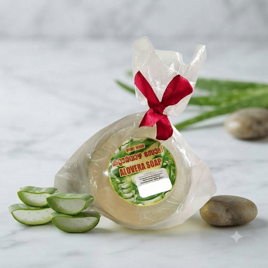 Home made Aloe vera soap