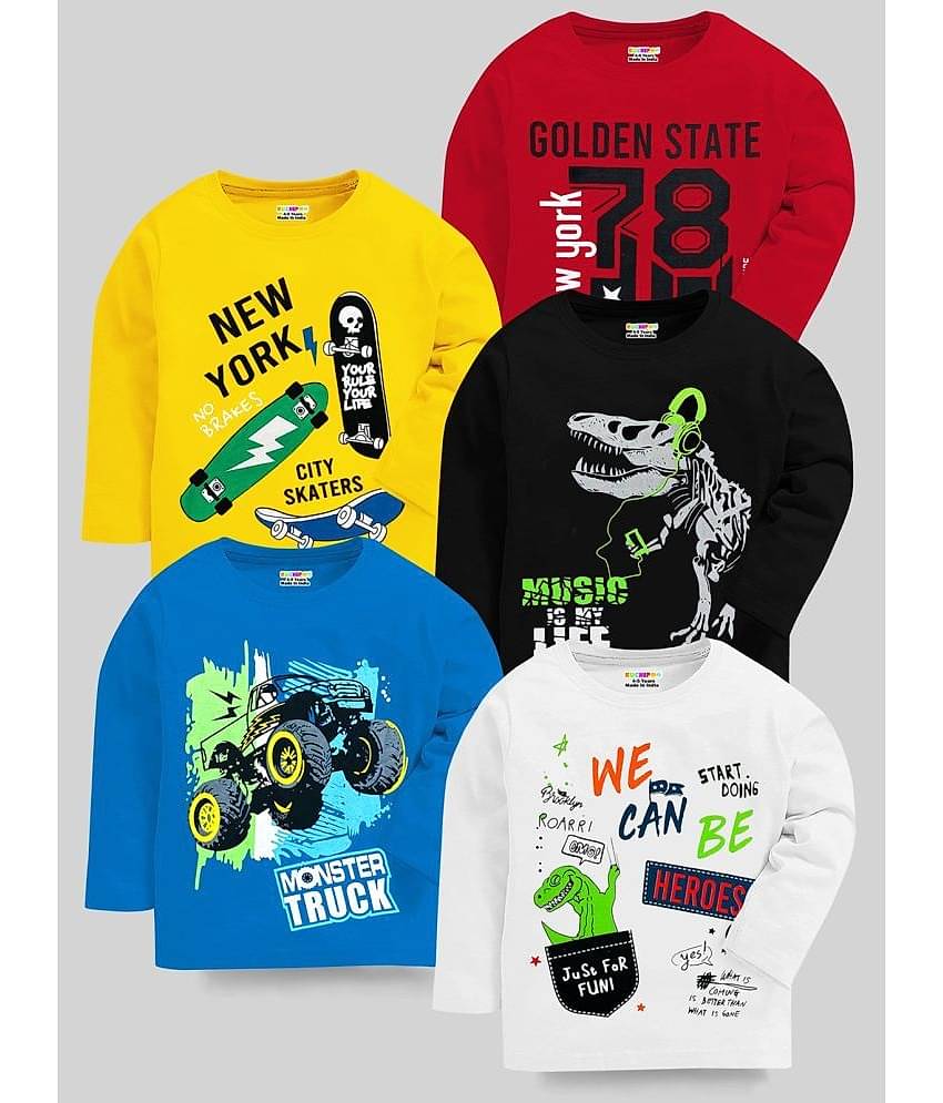 Kuchipoo Pack of 1 Boys Cotton Blend T-Shirt ( Multicolor 2 )