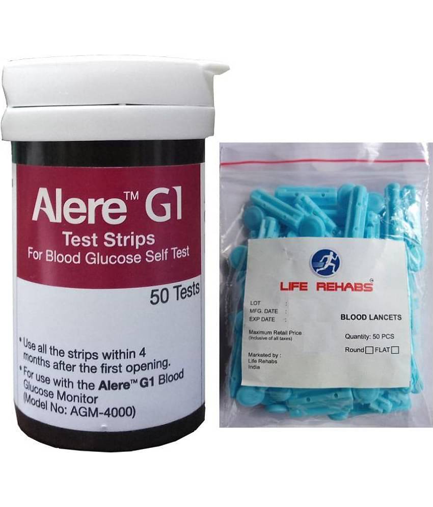 Alere G1 50 Strips With Life Rehabs 50 Lancets