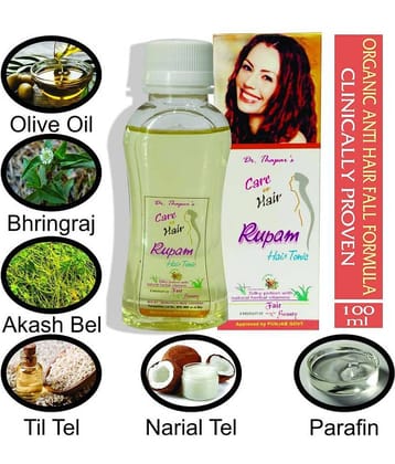 Hair Growth Non Sticky Organic Formulation Dr. Thapar'S Care Your Hair Rupam Oil 101 Ml