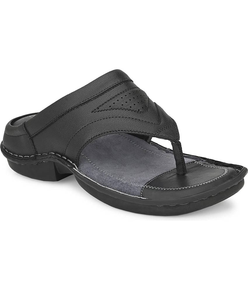 softio - Black Men's Sandals