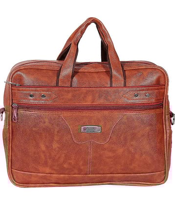 Apnav Butterfly Tan Tan P.U. Office Bag