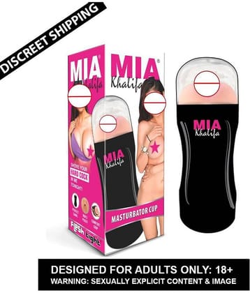 KAMAHOUSE MIA KHALIFA MALE POCKET PUSSY MASTURBATOR CUP WITH FREE LUBE-U.S.A