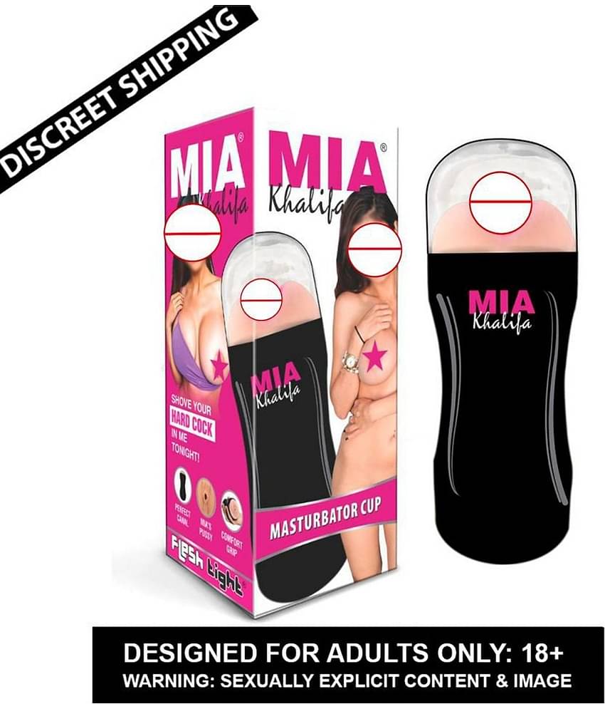 KAMAHOUSE MIA KHALIFA MALE POCKET PUSSY MASTURBATOR CUP WITH FREE LUBE-U.S.A