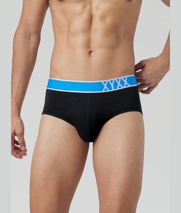 XYXX Pack of 1 Modal Briefs For Men's ( Black )