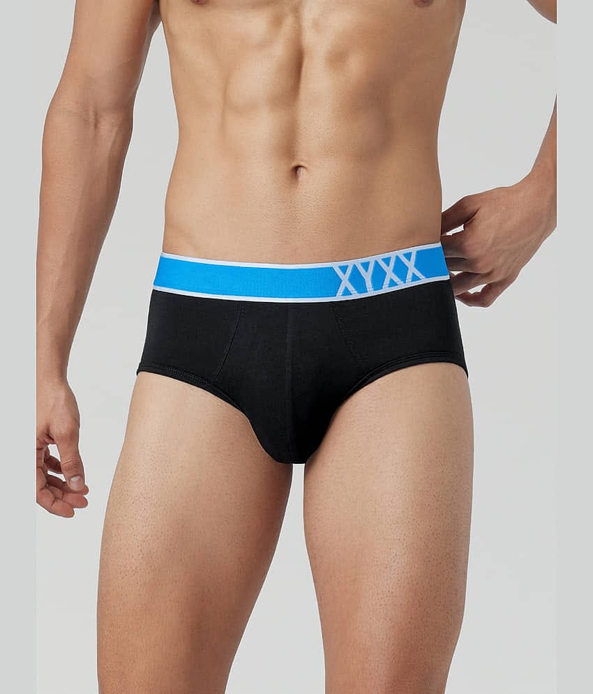XYXX Pack of 1 Modal Briefs For Men's ( Black )