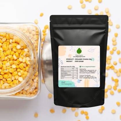 Organic Chana Dal - 1000g (1 Kg) Organic Chana Dal - 1000g (1 Kg)