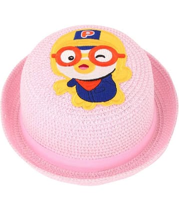 Zacharias Unisex Kids Straw Hat (Pack of 1)