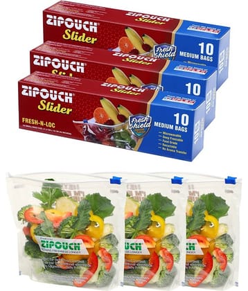 Zipouch Fridge Organizers ( Pack of 3 )