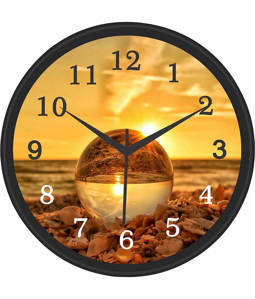 Trendy Homes Circular Analog Wall Clock