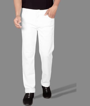 JB JUST BLACK Regular Fit Solid Men's Jeans - White ( Pack of 1 )