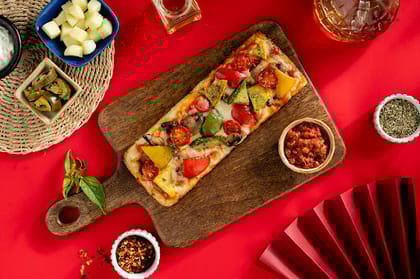 Korean - Mixed Vegetable Pizza On The Go