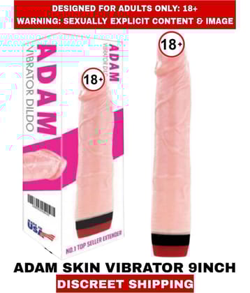 Female Sex Toys Adam Skin 9inch Silicon Vibrator Dildo Sensual Experience For Women