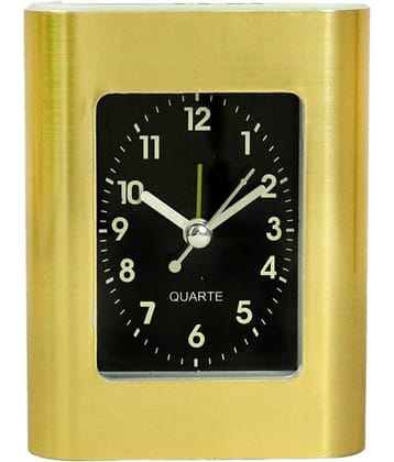 Sigaram Analog Plastic Assymetric Table Clock - Pack of 1