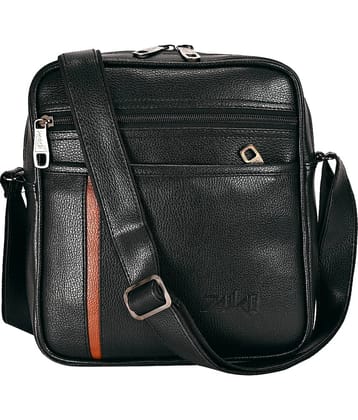 ZAIKO BAGS Black Solid Messenger Bag