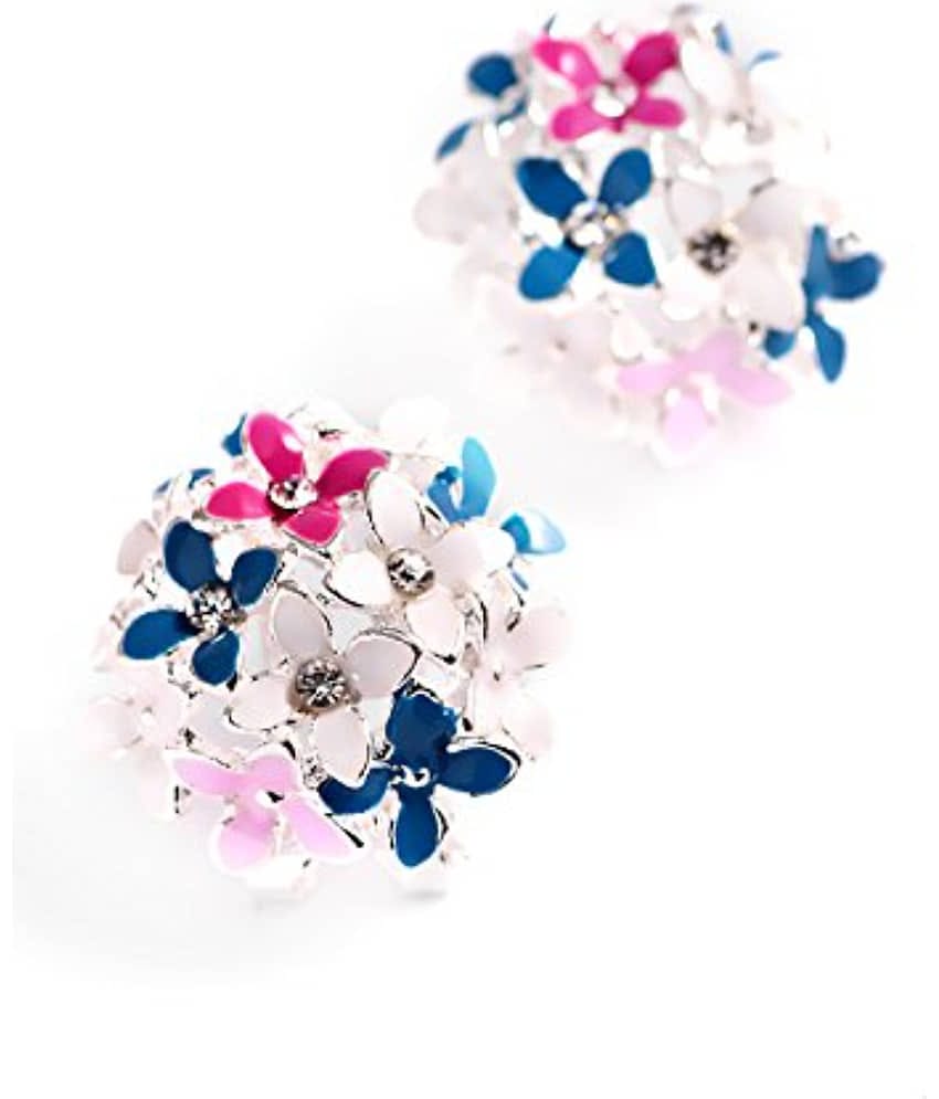 YOUBELLA Multicolor Danglers Earrings ( Pack of 1 )