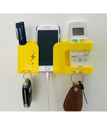 Multi-Purpose Wall Mount Mobile Holder Stand for Easy Charging (4 in 1 Multi-use)
