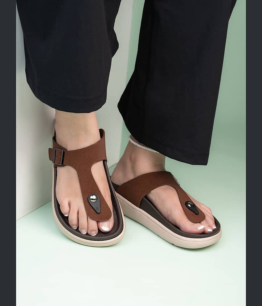 Fentacia Brown Women's Flats