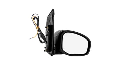 RMC Car Side Mirrors Suitable For Honda Amaze/Mobilio/Brio (2011-2018) | Motorized For Mirror Glass Adjustment | Non Auto Fold | Without Indicator (Black) RIGHT SIDE (DRIVER SIDE)