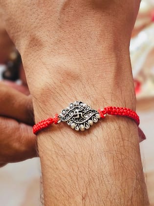 Auspicious Swastik Moli Rakhi