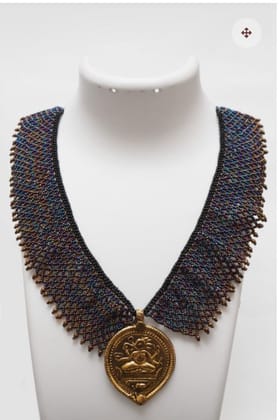 Sahaj Pendant Series Beaded Jaali Necklace