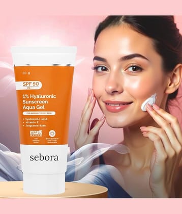 Sebora SPF 50 Sunscreen Cream For All Skin Type ( Pack of 1 )