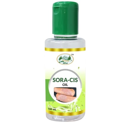Bhabhuti Herbal Sora Cis Herbal Oil for Skin Care Natural Remedy for Psoriasis & Irritated Skin pack of 2 (100ml)