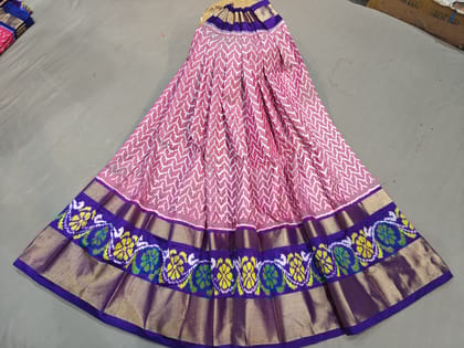 Pochampally Ikkat Silk Lehenga