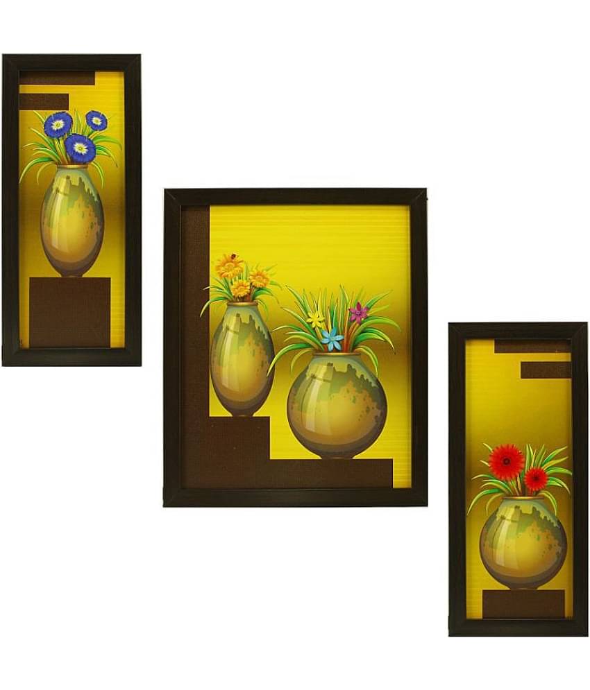 Indianara - Floral Painting With Frame