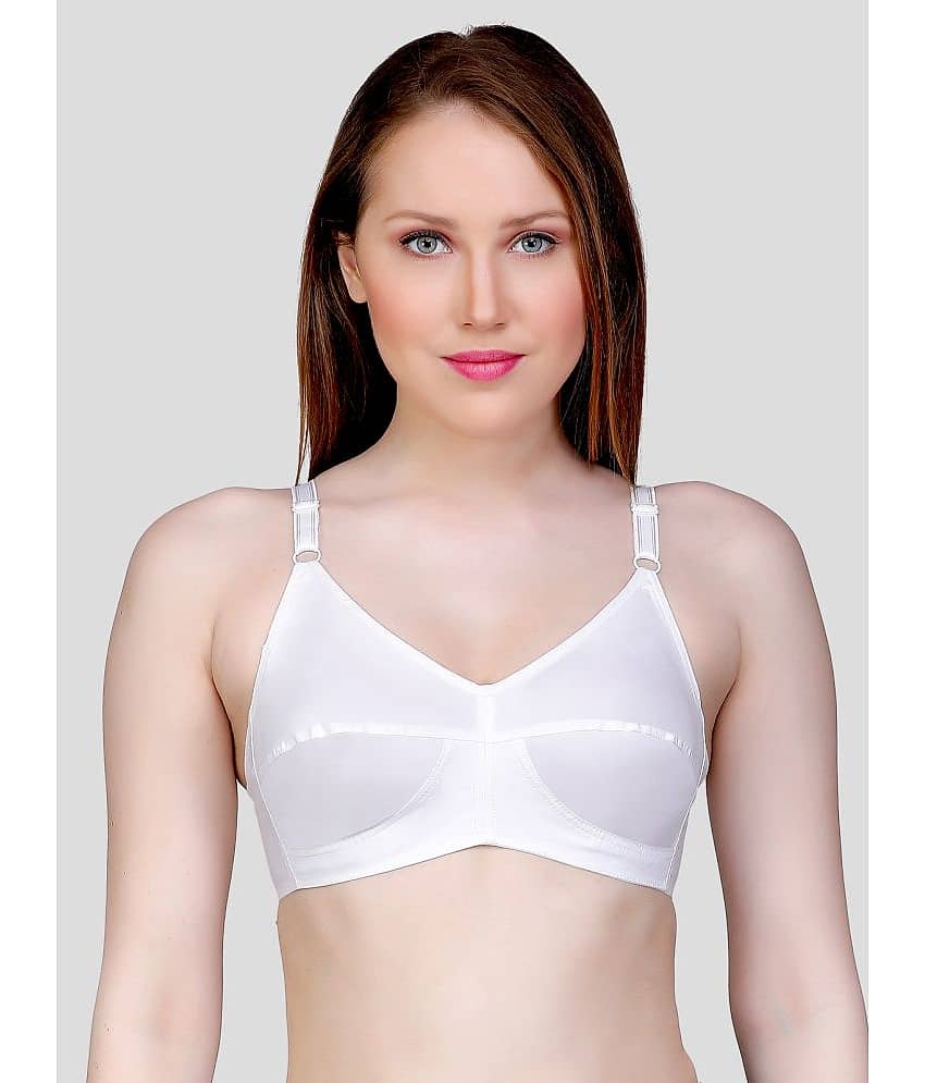 TCG Cotton Non Padded Women's Everyday Bra ( White )