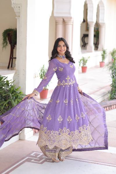 Eligant Designer Gown Duppata Outfits