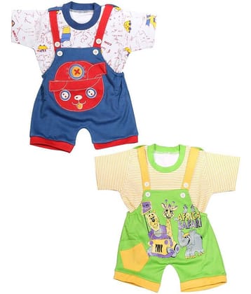 Babeezworld Pack of 2 Baby Boys 100% Cotton ( Multicolor )