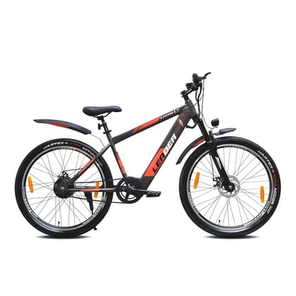 Leader E-Power L7 27.5T Electric Cycle With Front Suspension & Dual Disc Brake 27.5 Inches Single Speed Lithium-Ion (Li-Ion) Electric Cycle Leader E-Power L7 27.5T Electric Cycle With Front Suspension & Dual Disc Brake 27.5 Inches Single Speed Lithium-Ion (Li-Ion) Electric Cycle
