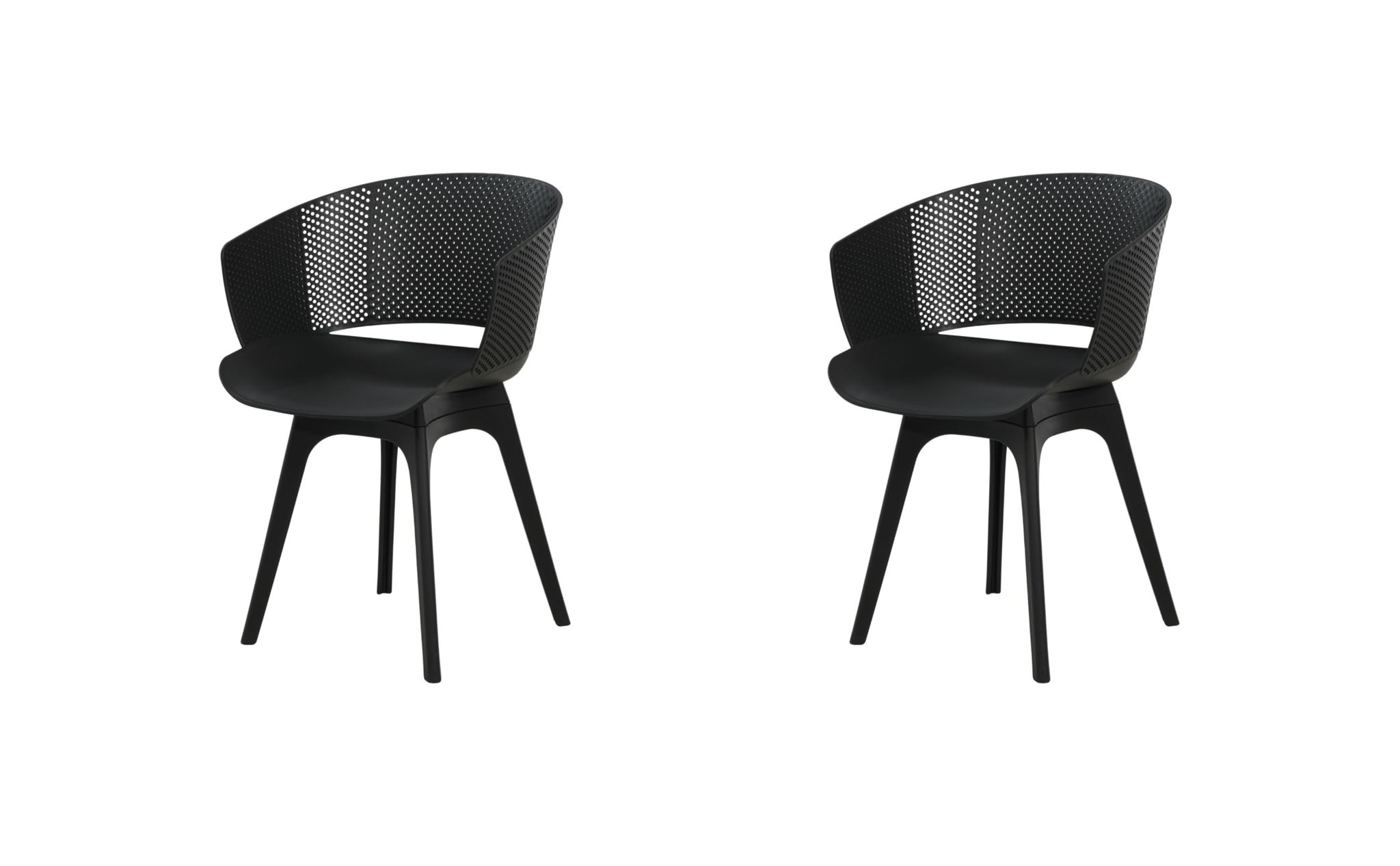 Supreme Furniture Dallas Plastic Chair | Suitable for Home, Garden, Office, Living Room, Cafeteria, Restaurant, Hotel, Resort, Indoor & Outdoor